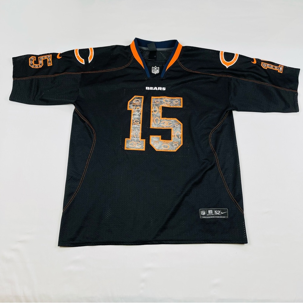 BRANDON MARSHALL Chicago Bears #15 Nike Onfield  NFL Black Jersey Size: 52
